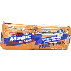 Magic Creams Peanut Cracker Sandwich 10x28g